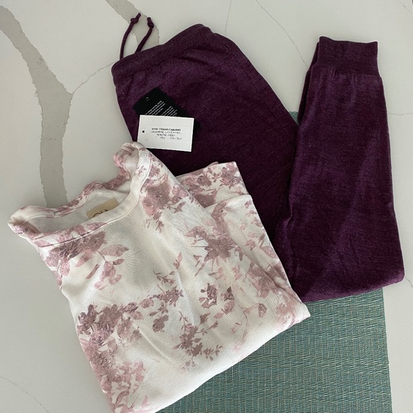 NWT Chaser Slouchy Pants Jogger and Top Set Sz M - Picture 2 of 12